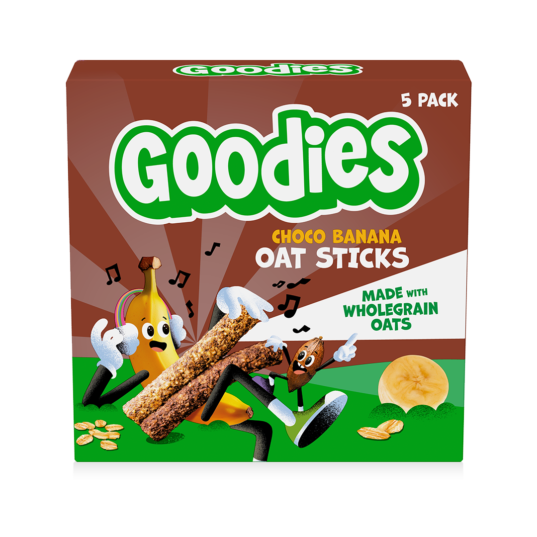 Ovsené tyčinky kakao a banán